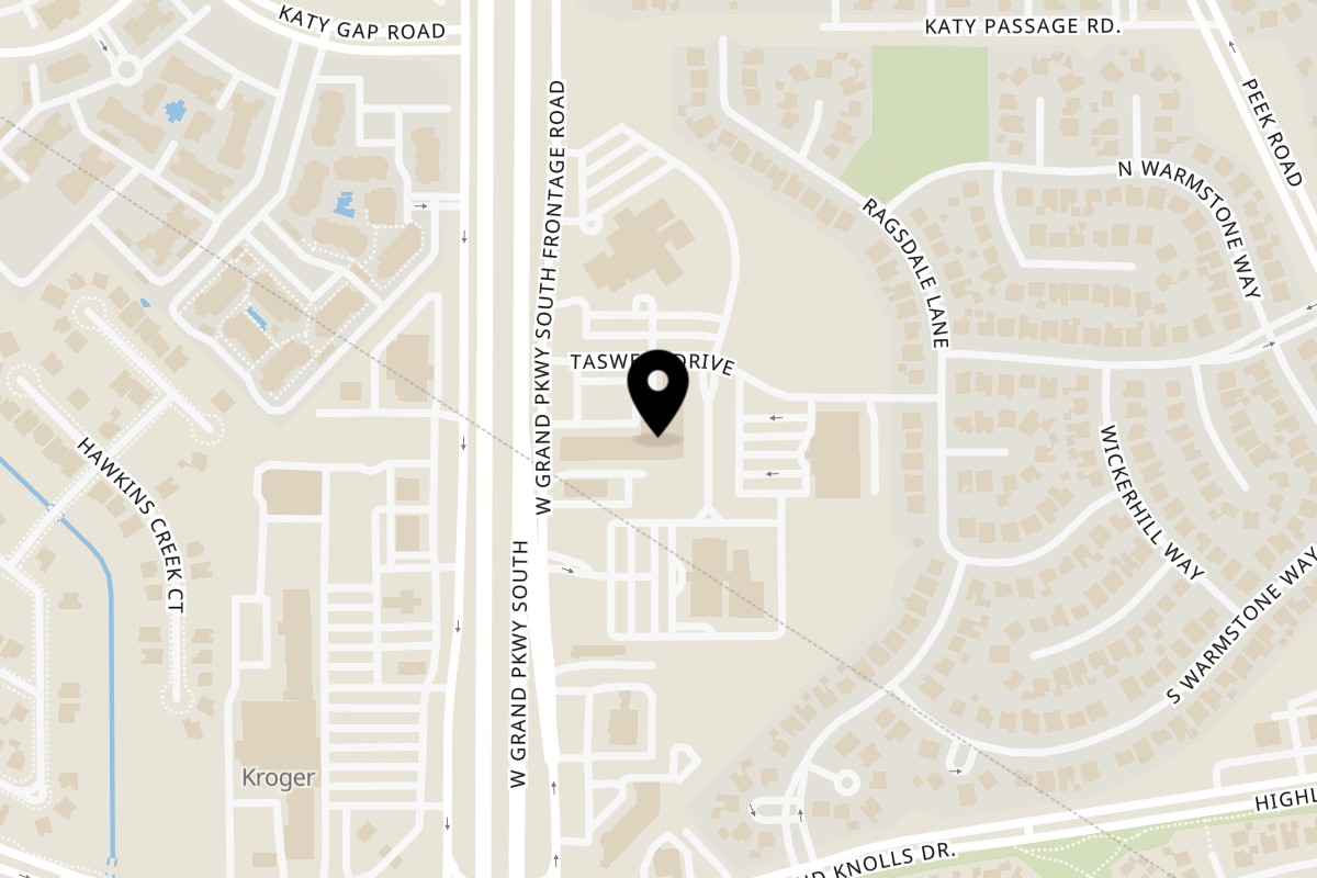 Map showing the location of EL SOL RESTAURANT Katy on 1315 W Grand Pkwy S #108 in Katy